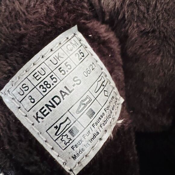 Cougar Kendal Faux Fur Waterproof  Leather Snow Bootie‎ Grey Black Size 8 NWT - Picture 15 of 16